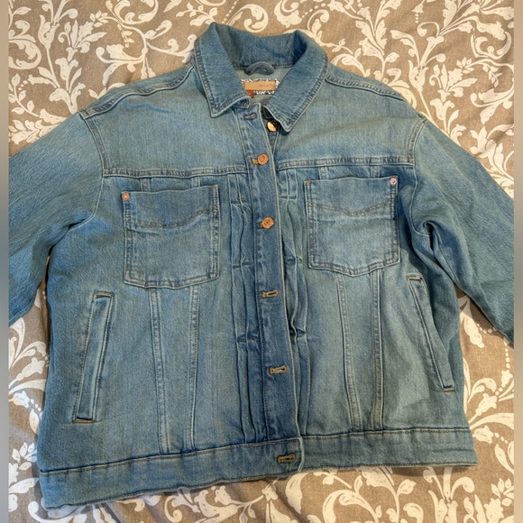 Pilcro Anthropologie Jean Jacket Size Medium New, Never Worn - Picture 3 of 5
